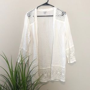 Forever 21 Crochet Kimono
